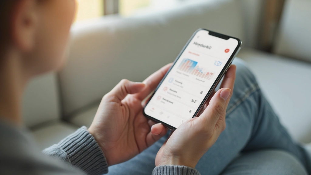 Цифровая система отслеживания расходов на мобильном телефоне